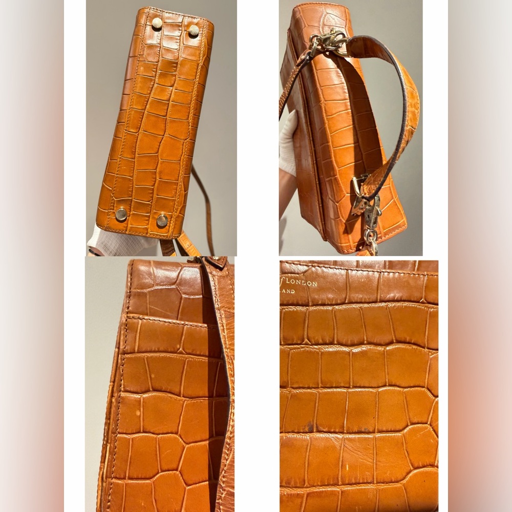Aspinal of London Large Mayfair in Tan Leather - Picture 14 of 15